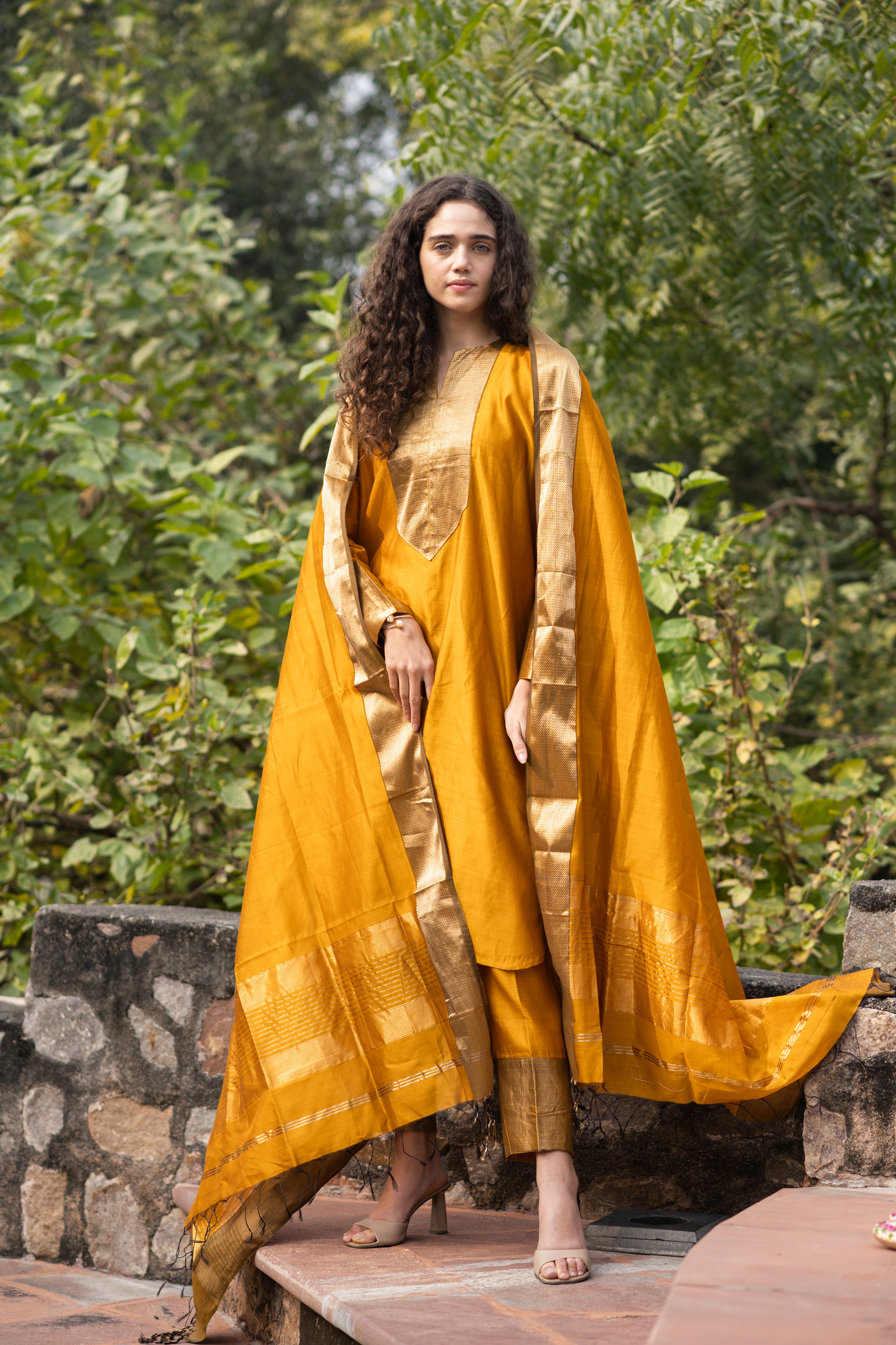 Pure Maheshwari silk