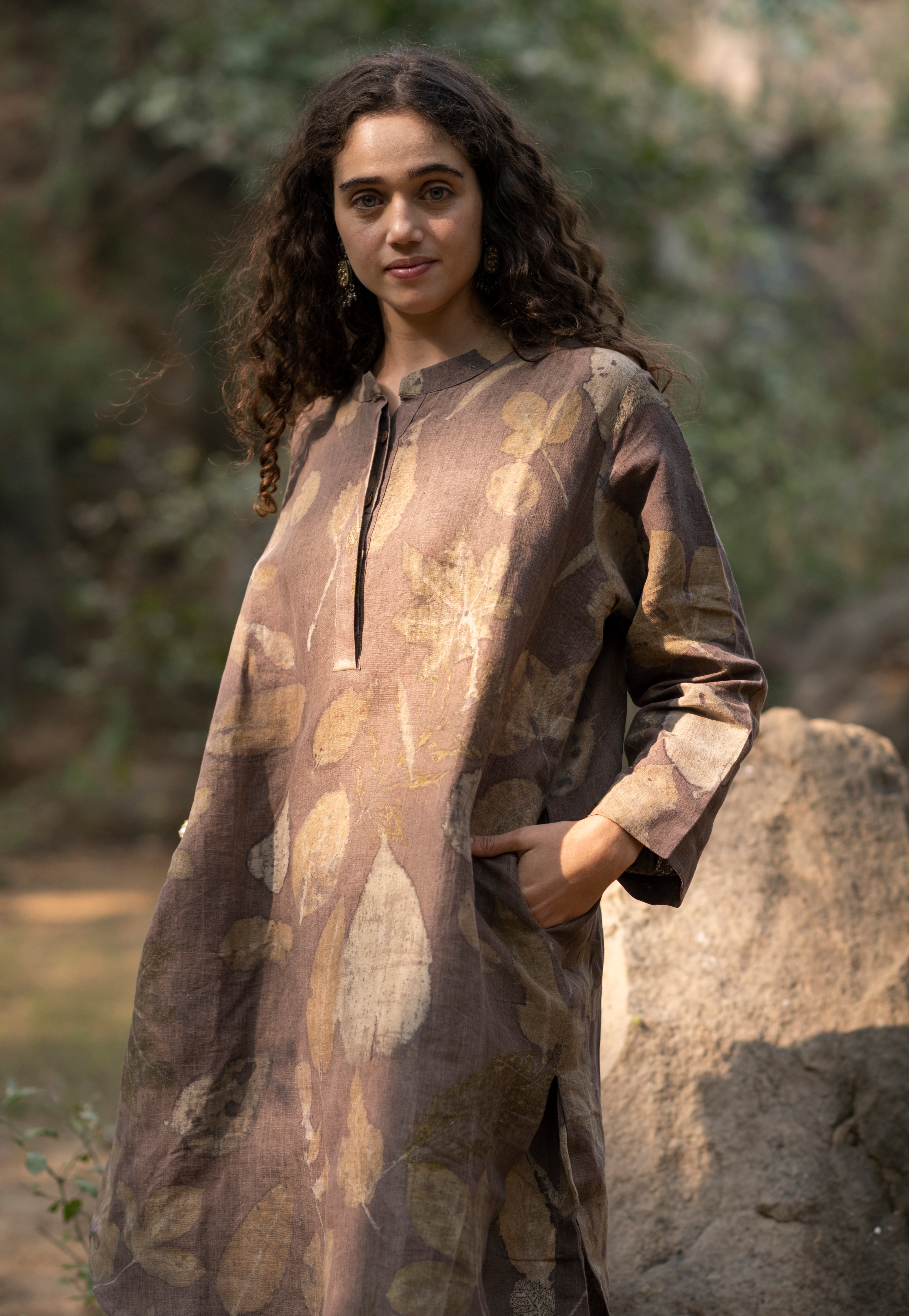 Pure Plant Based Linen With Real Botanical Art