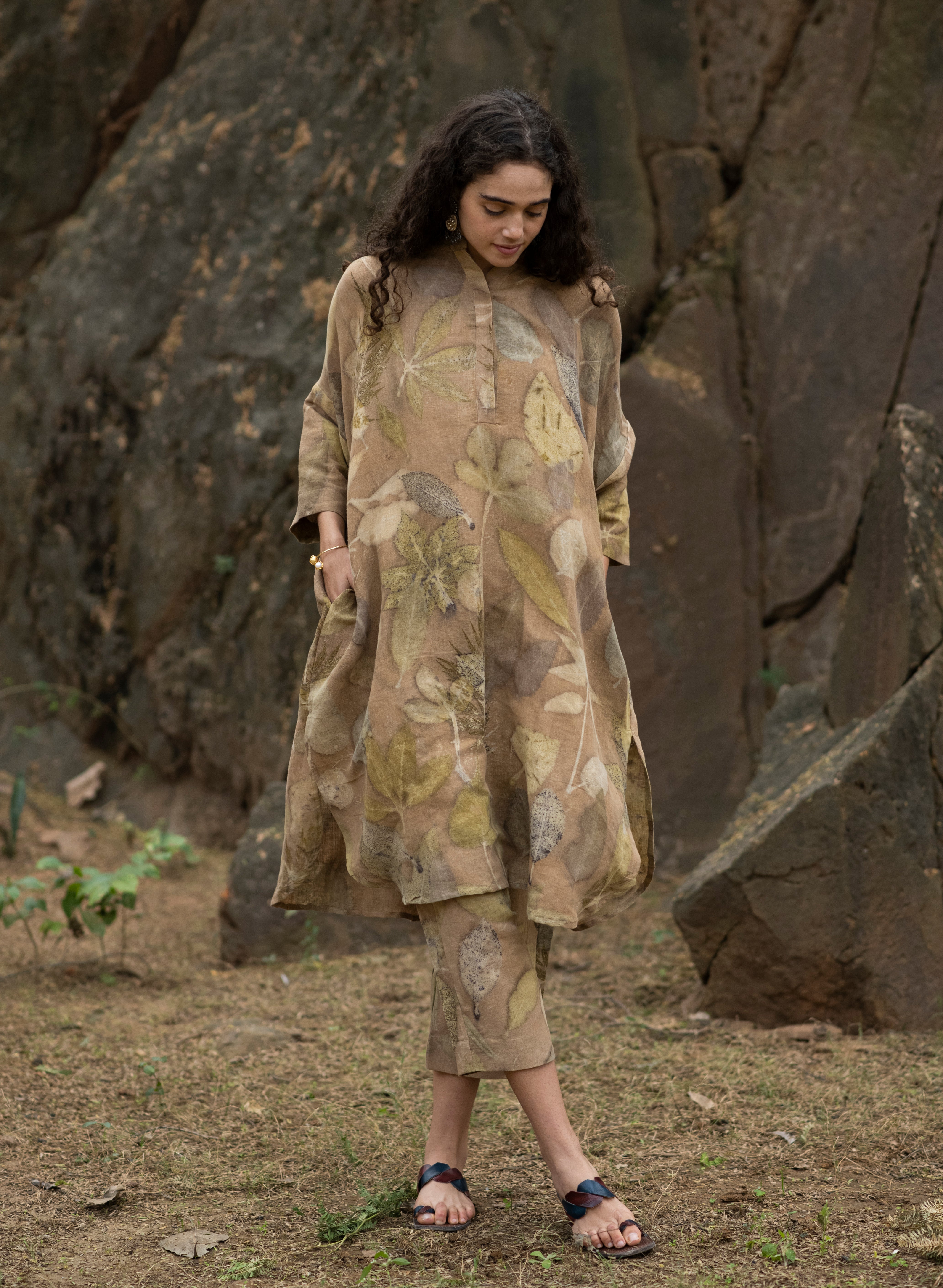 Pure Plant Based Linen With Real Botanical Art