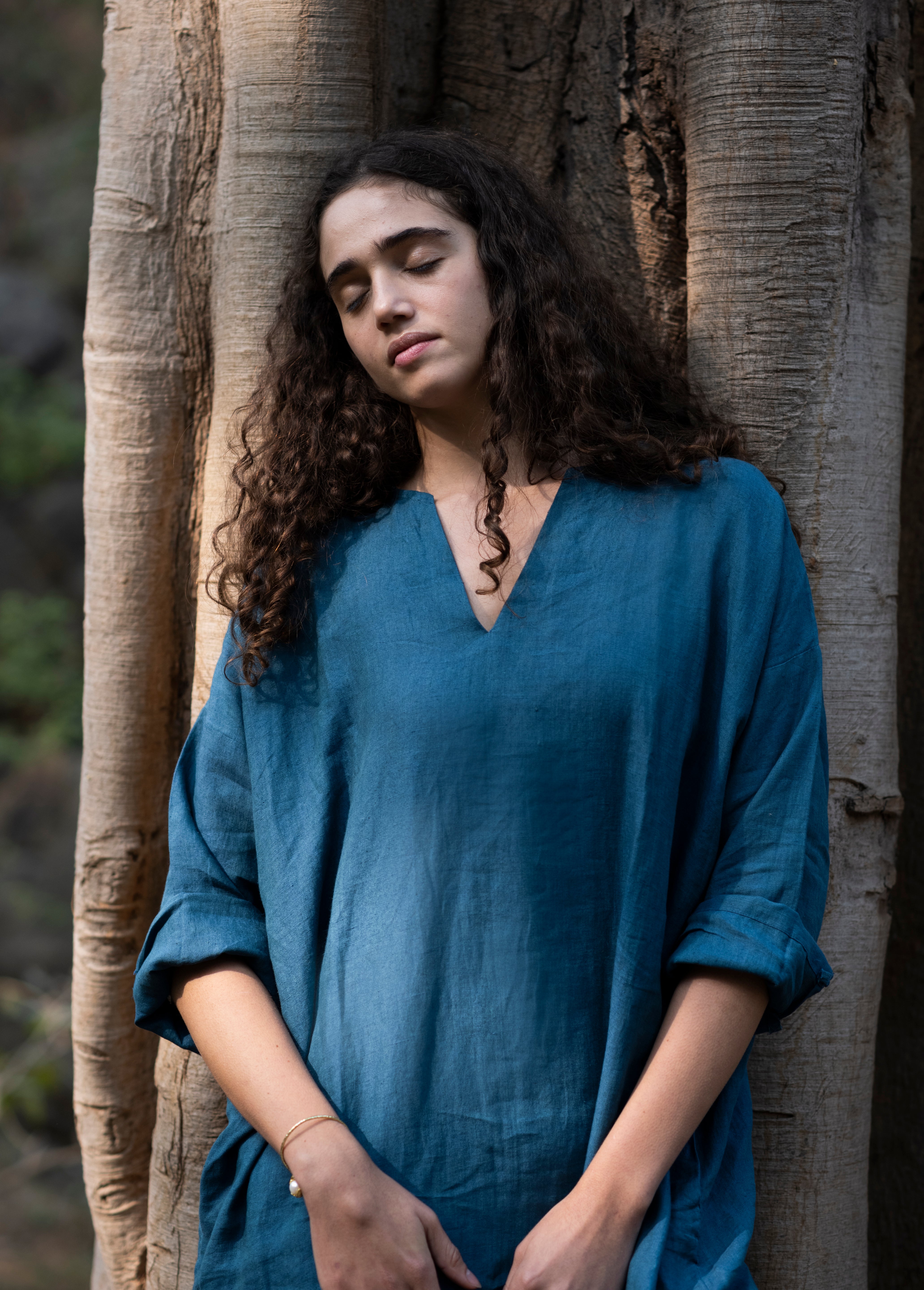 Pure Linen Dress Fabric