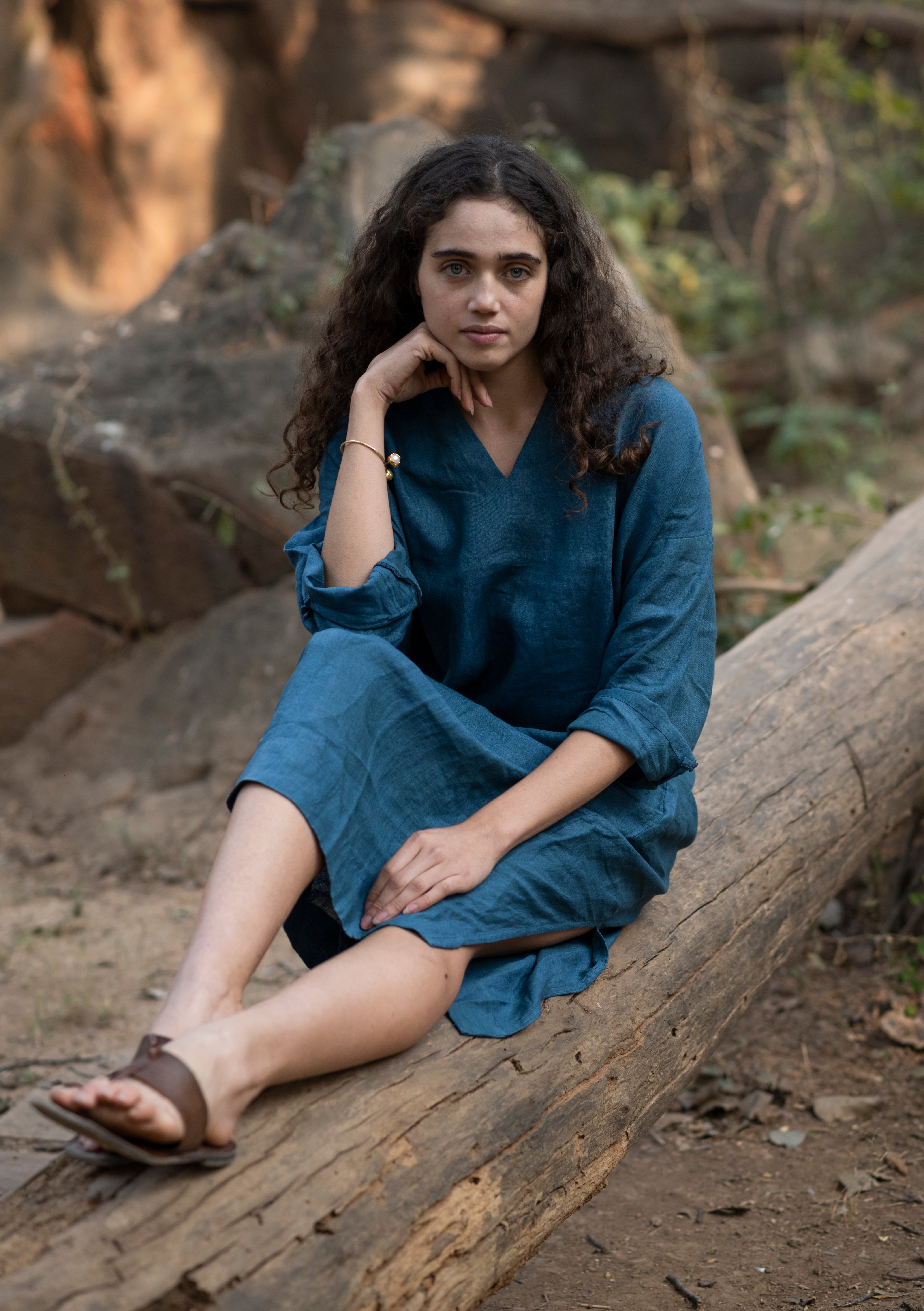 Pure Linen Dress Fabric