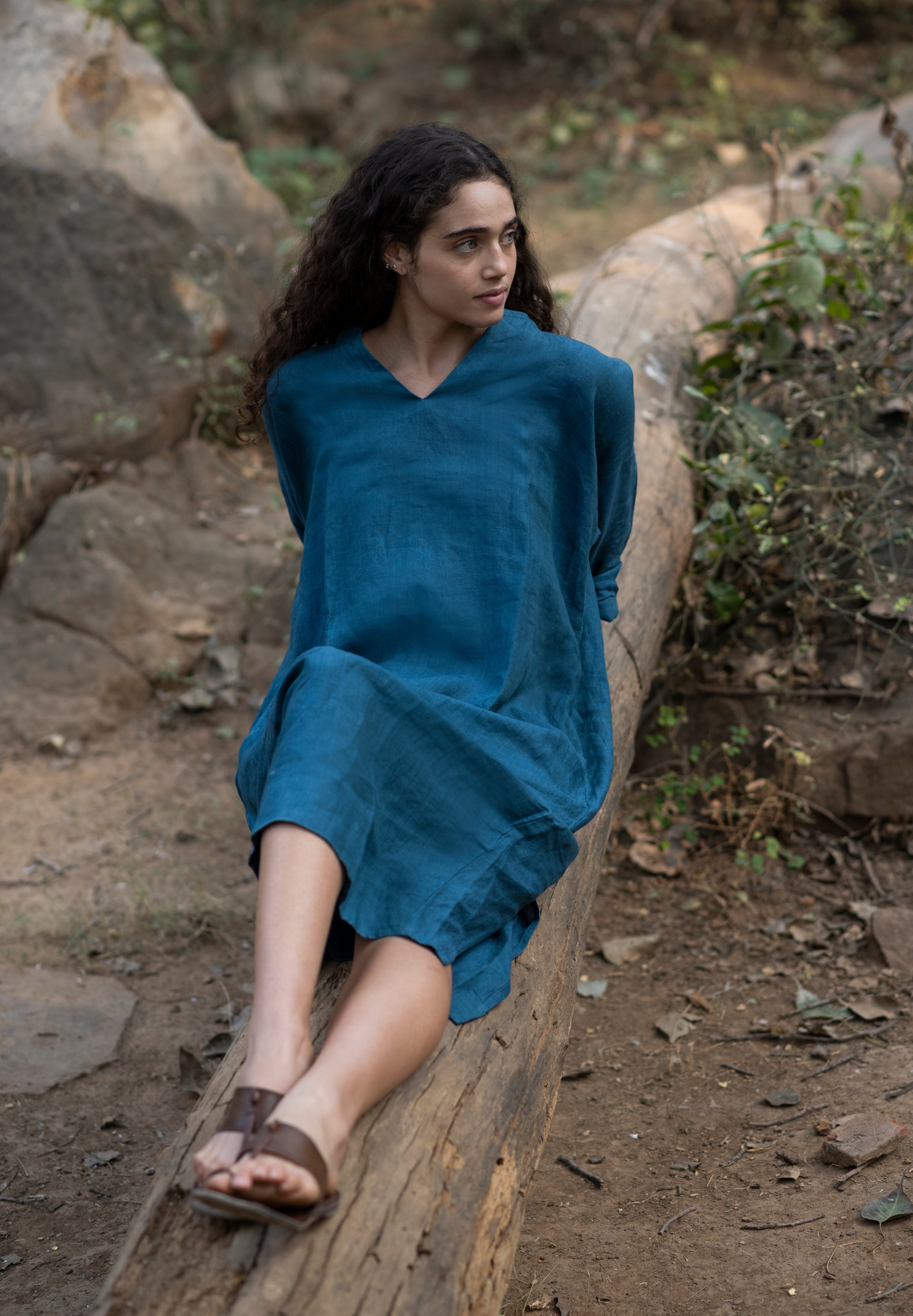 Pure Linen Dress Fabric