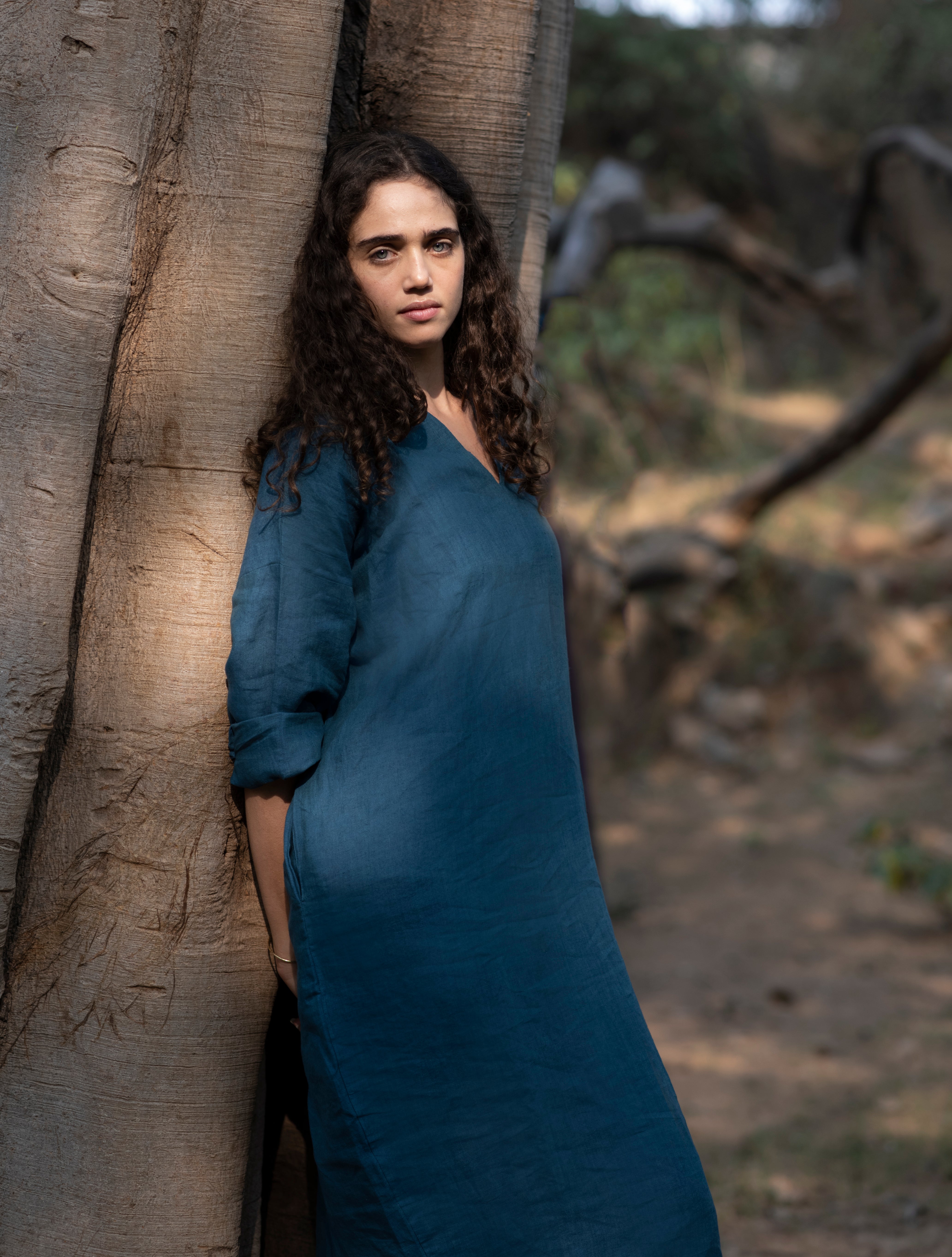 Pure Linen Dress Fabric