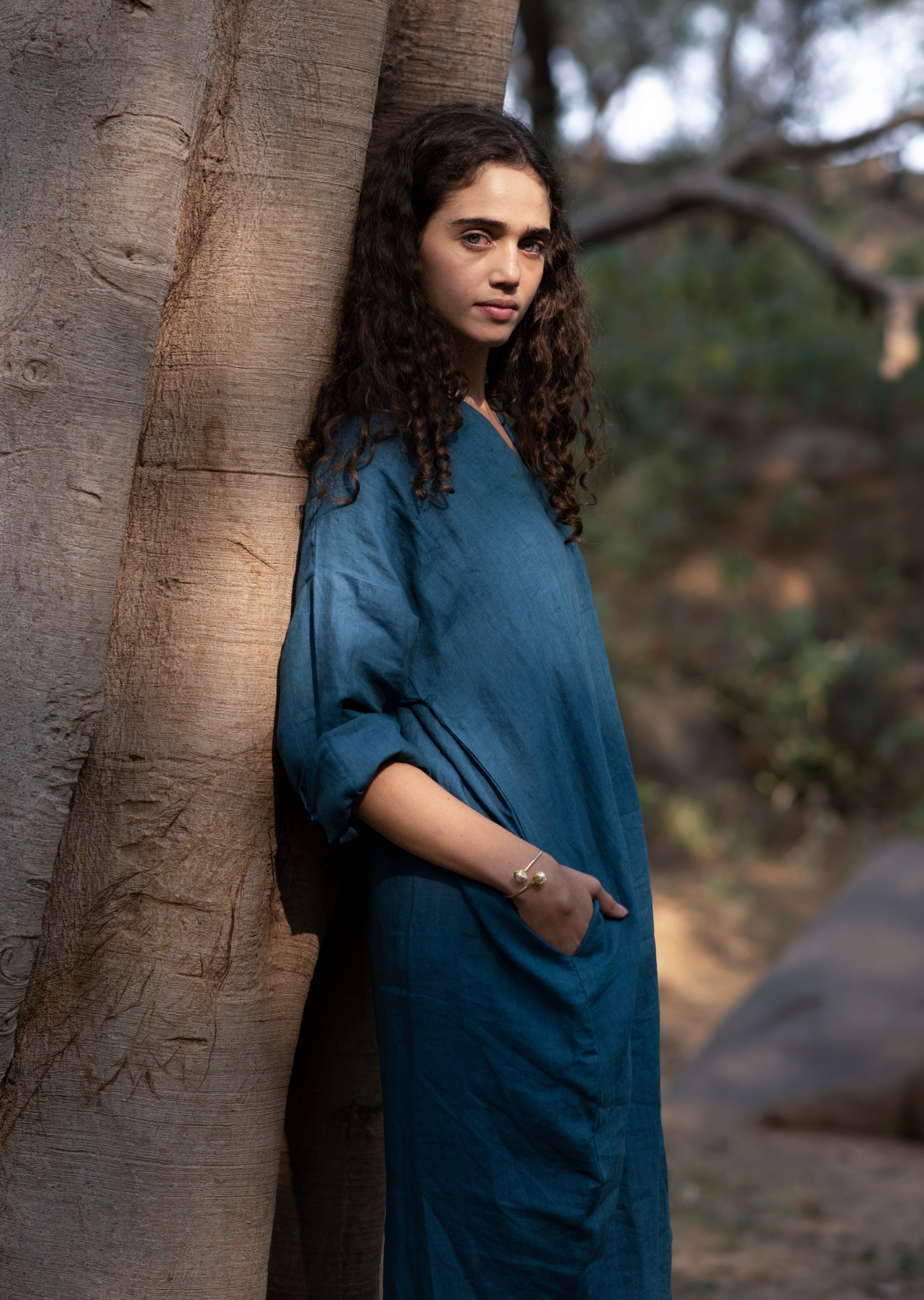 Pure Linen Dress Fabric