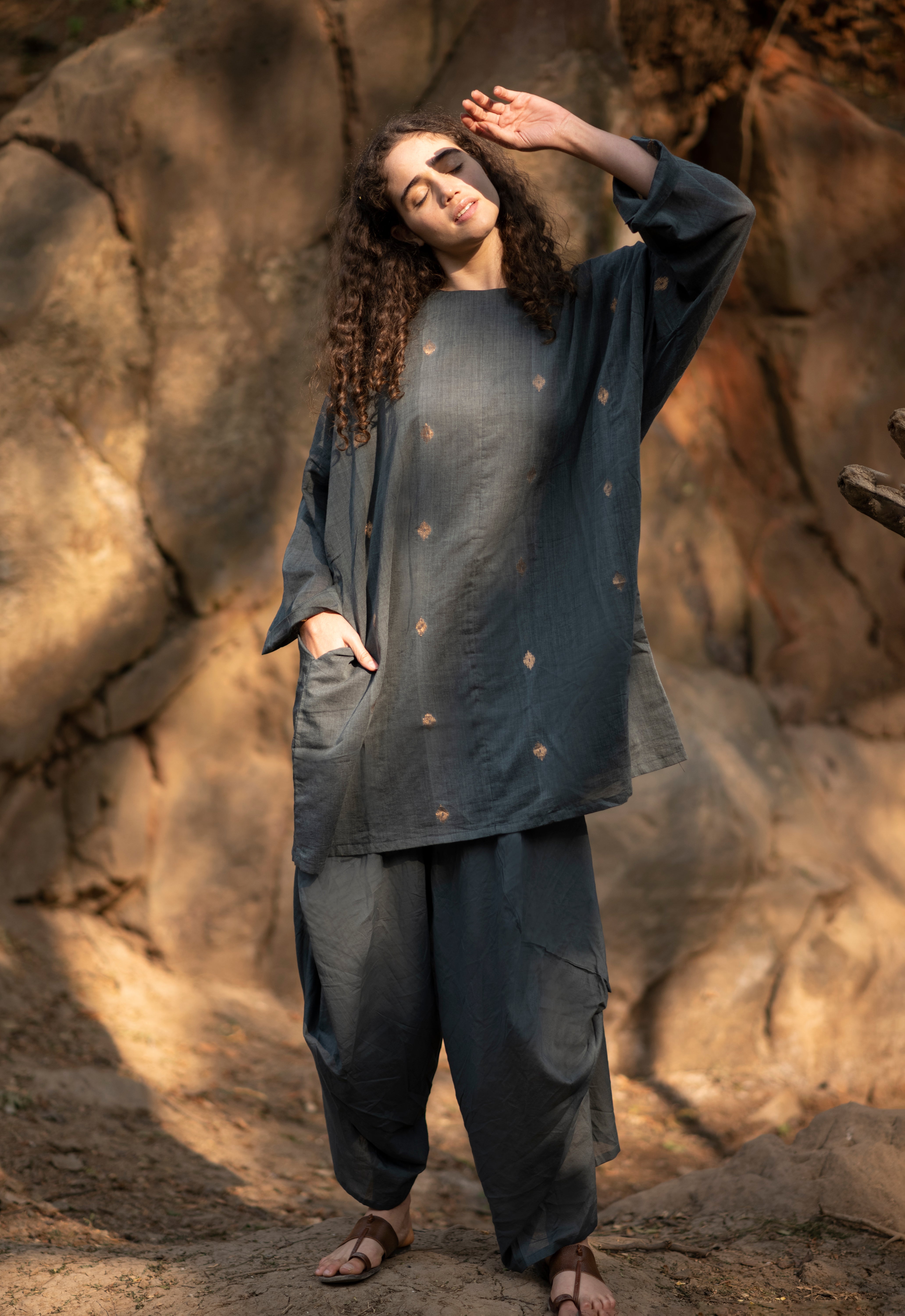 Kurta with Pure Mulmul