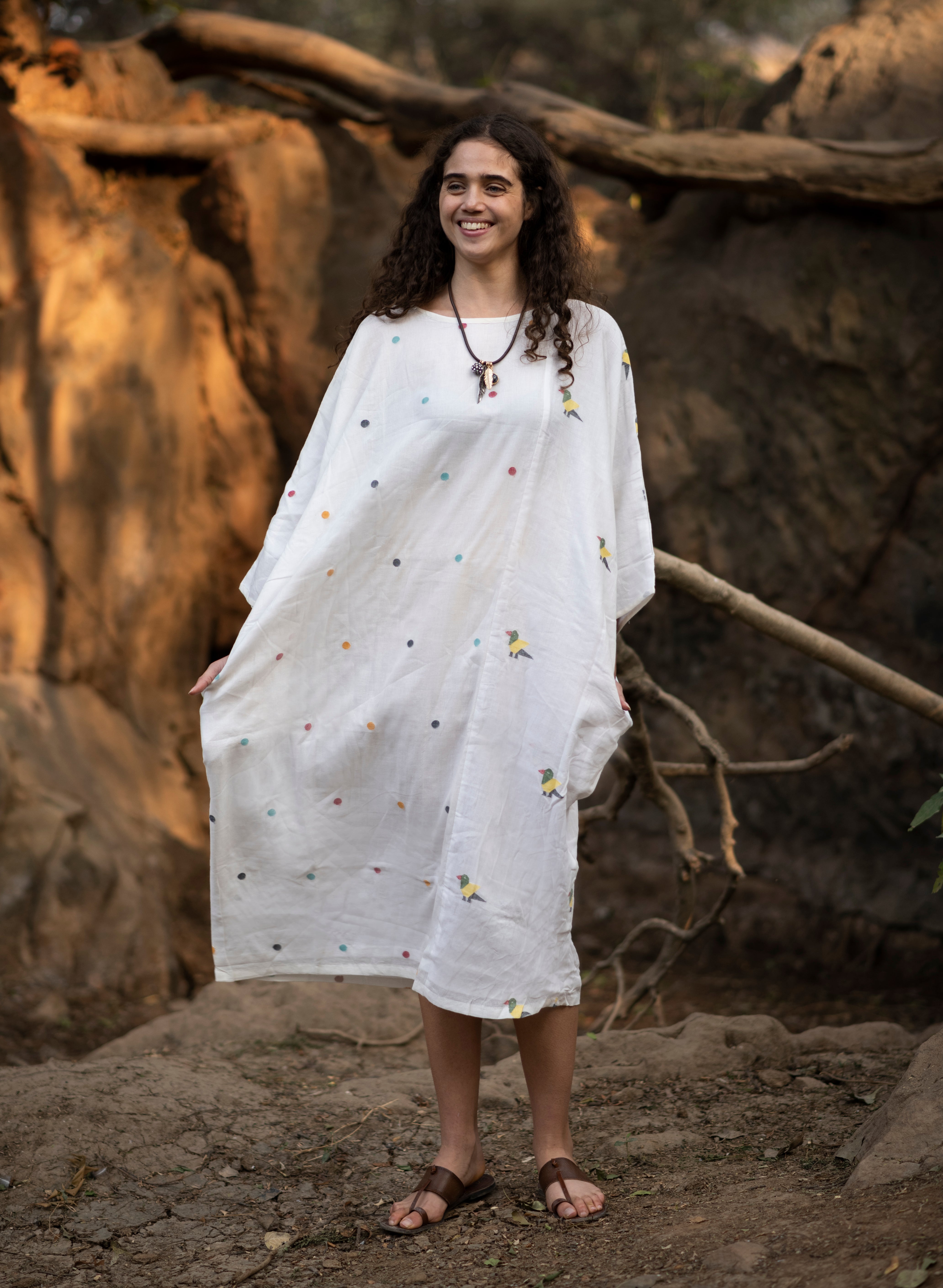 Pure Mulmul Jamdanis Dress