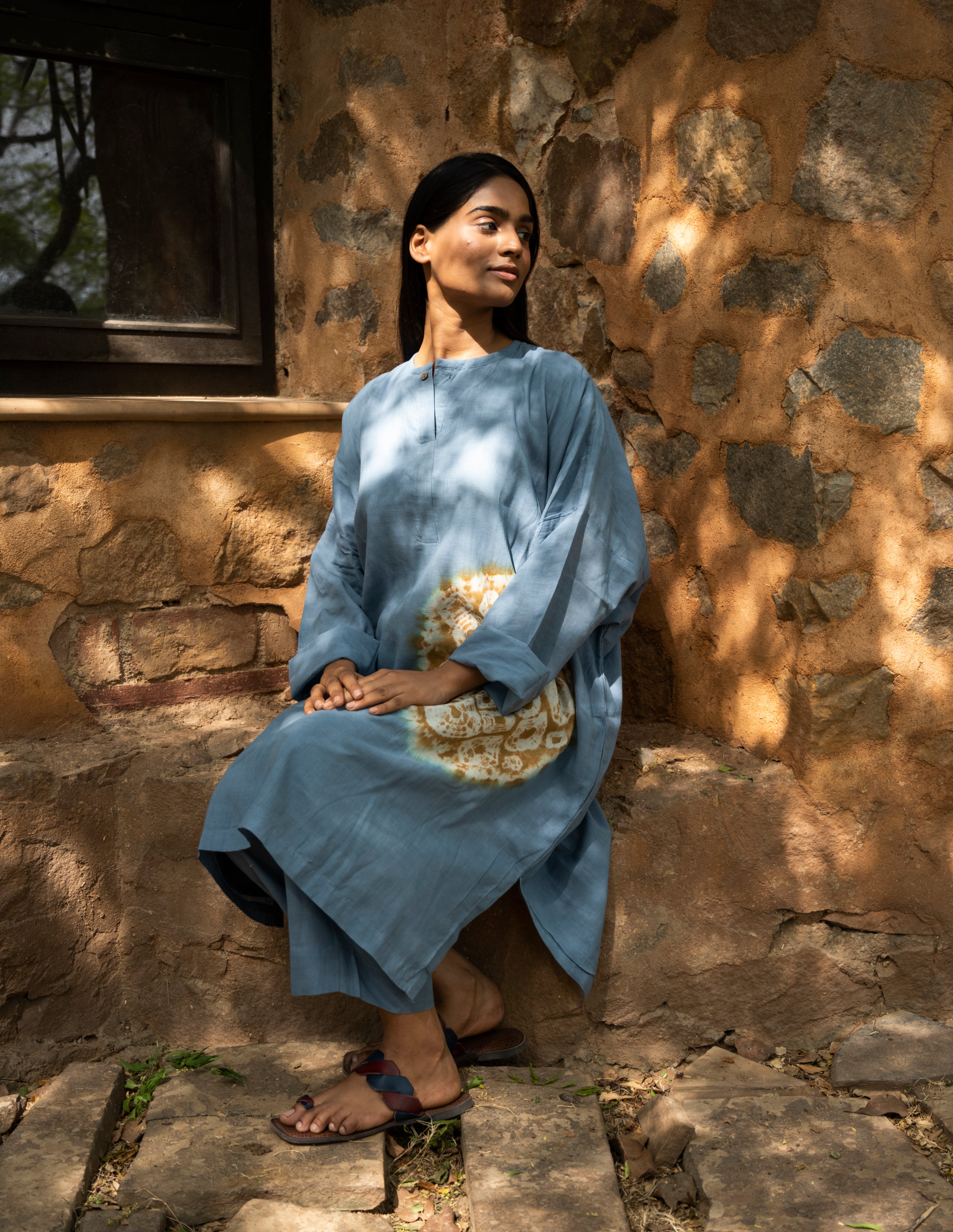 Pure Mulmul Shibori