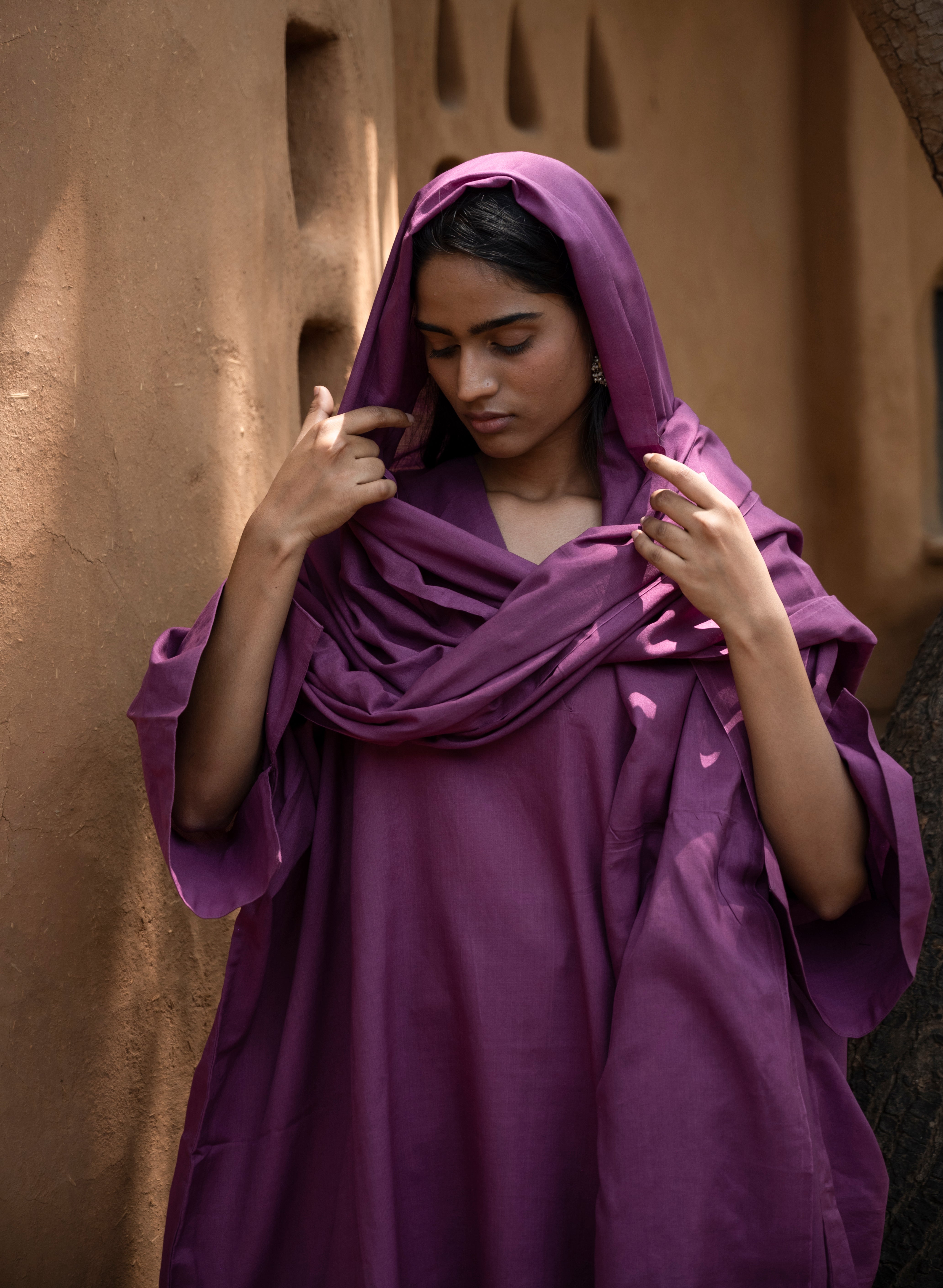 Pure Chanderi Shibori