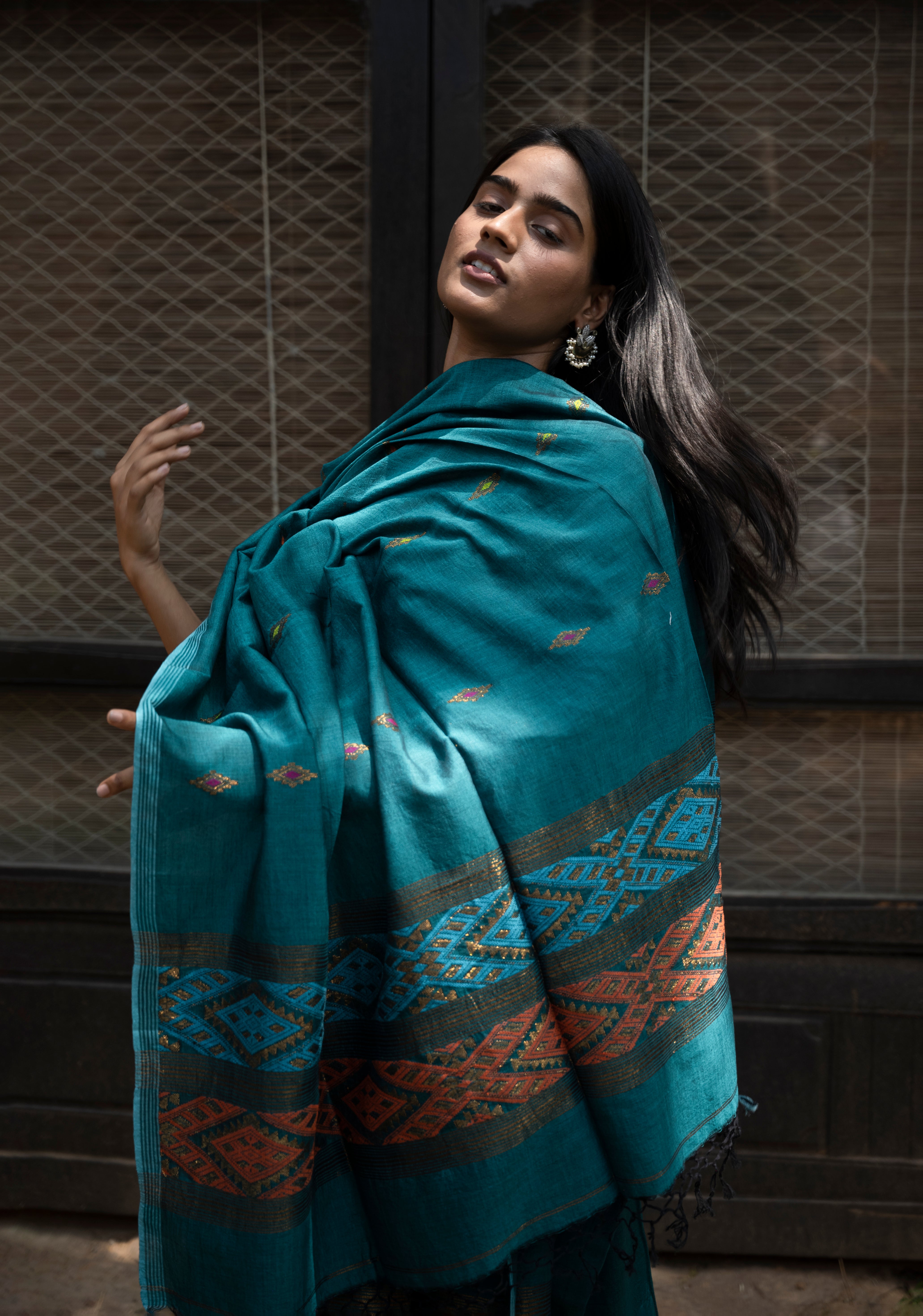 Meenakari Jamdanis