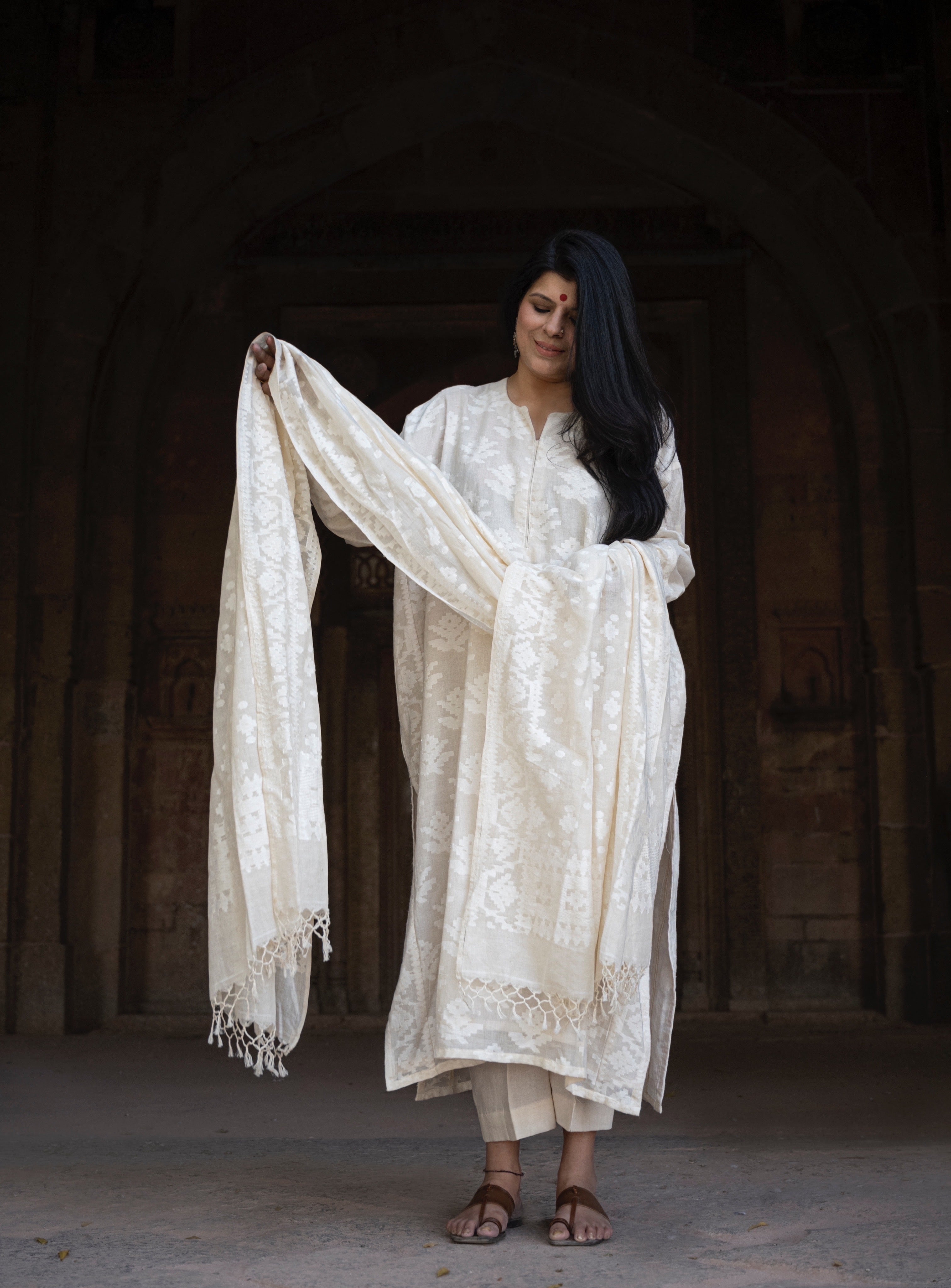 Dhakai Jamdanis Fabric