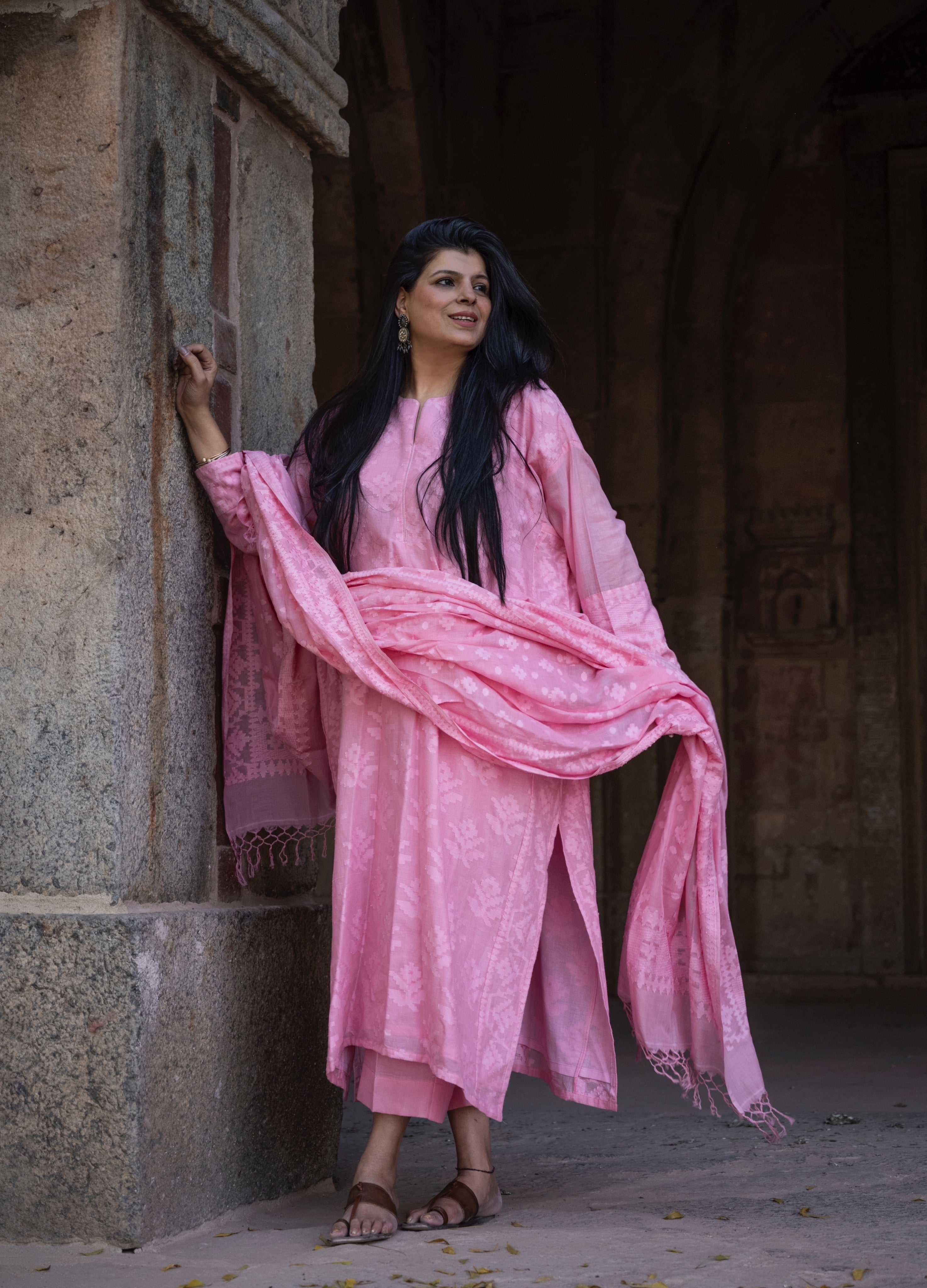 Dhakai Jamdanis Fabric