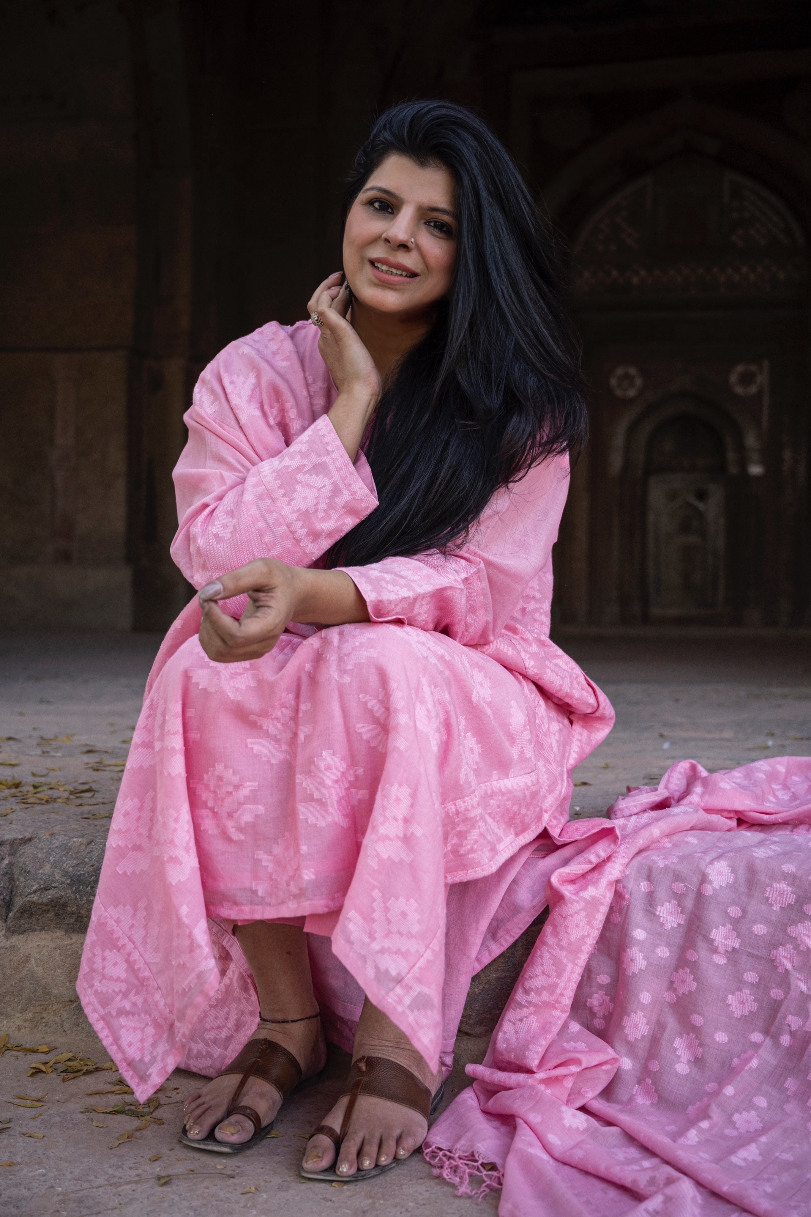 Dhakai Jamdanis Fabric
