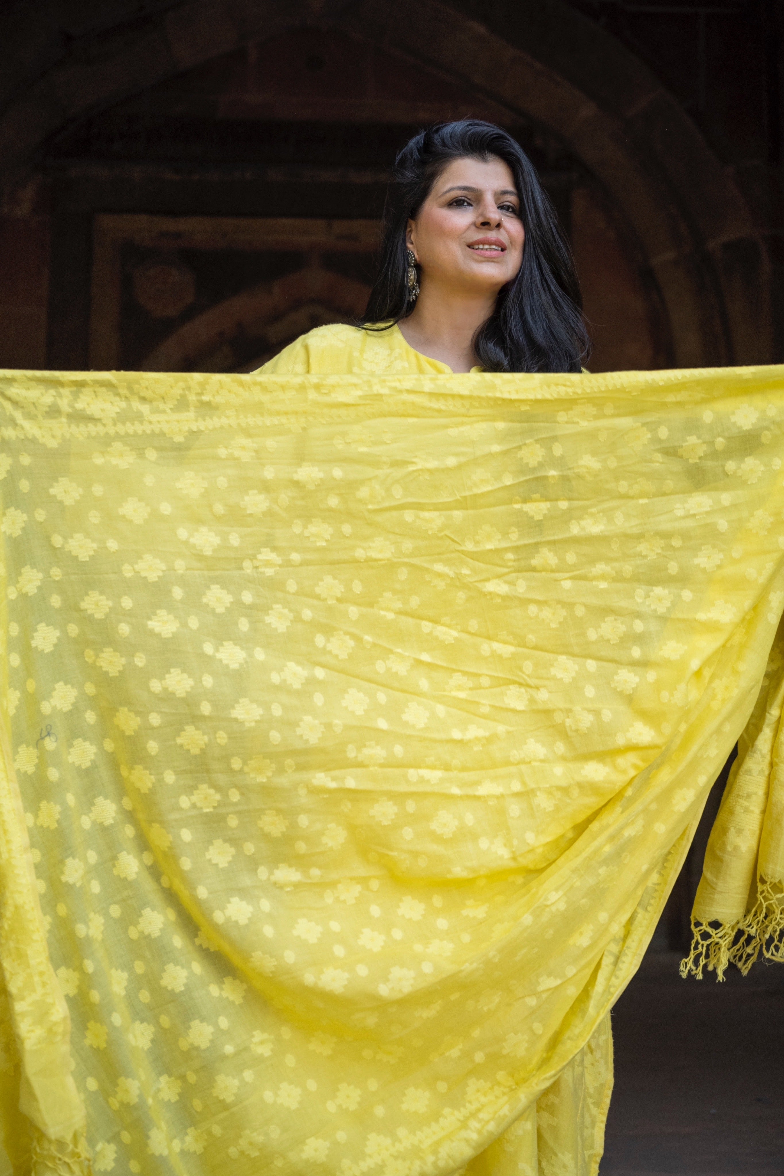 Dhakai Jamdanis Fabric