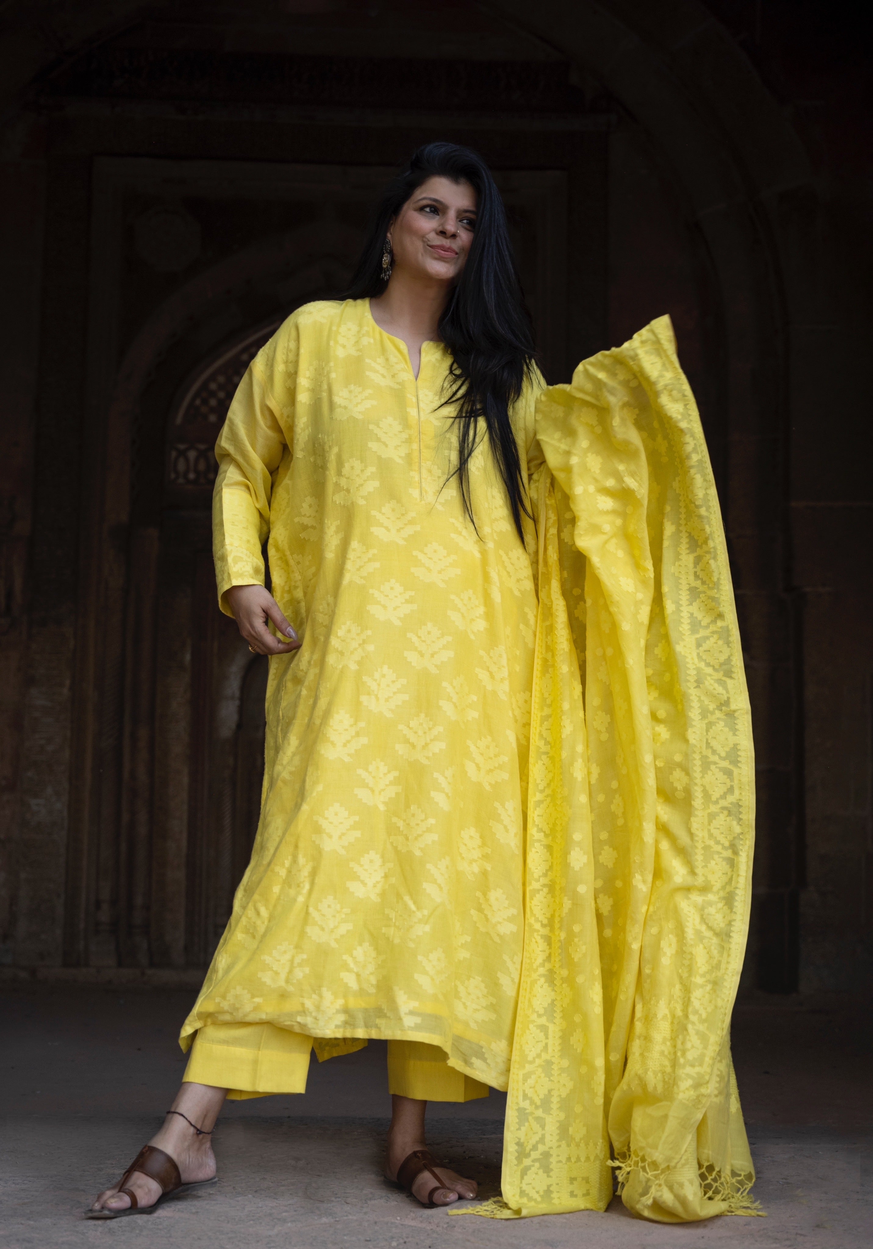Dhakai Jamdanis Fabric