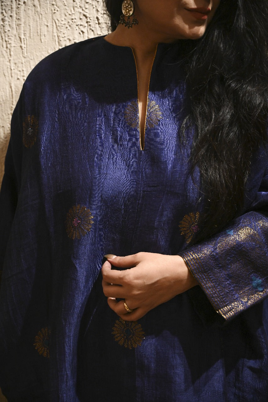 Pure Handloom Silk Jamdani Chogas