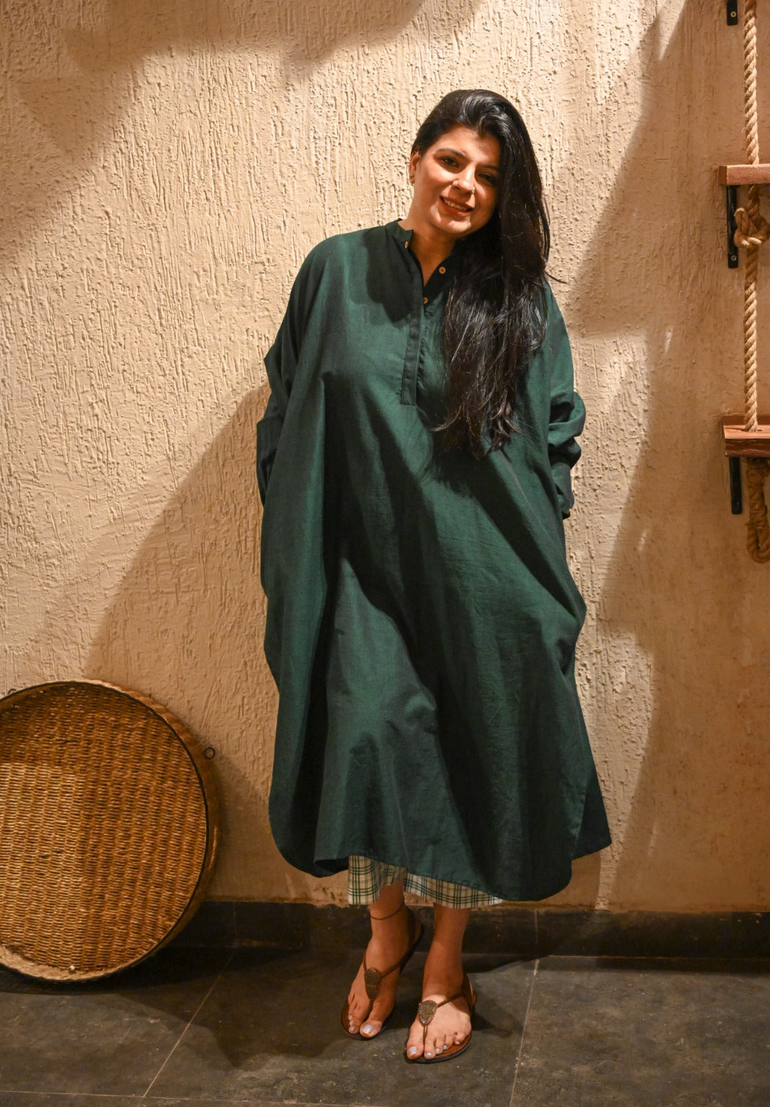 Handloom Mulmul Anti-Fit Kurta Set