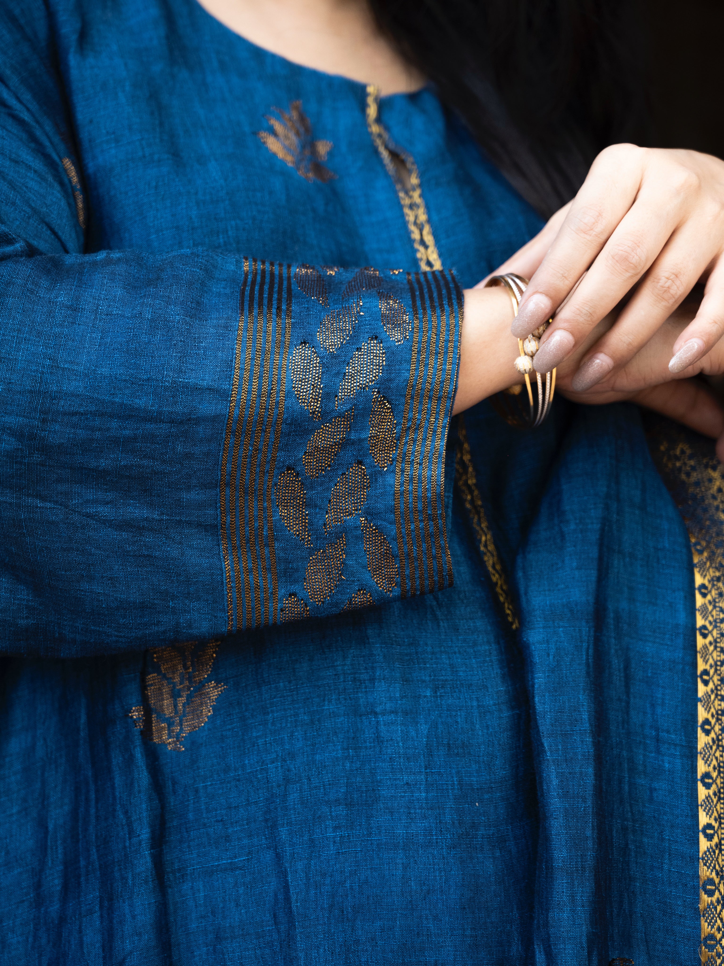 Rajwada Suit (Royal Blue)