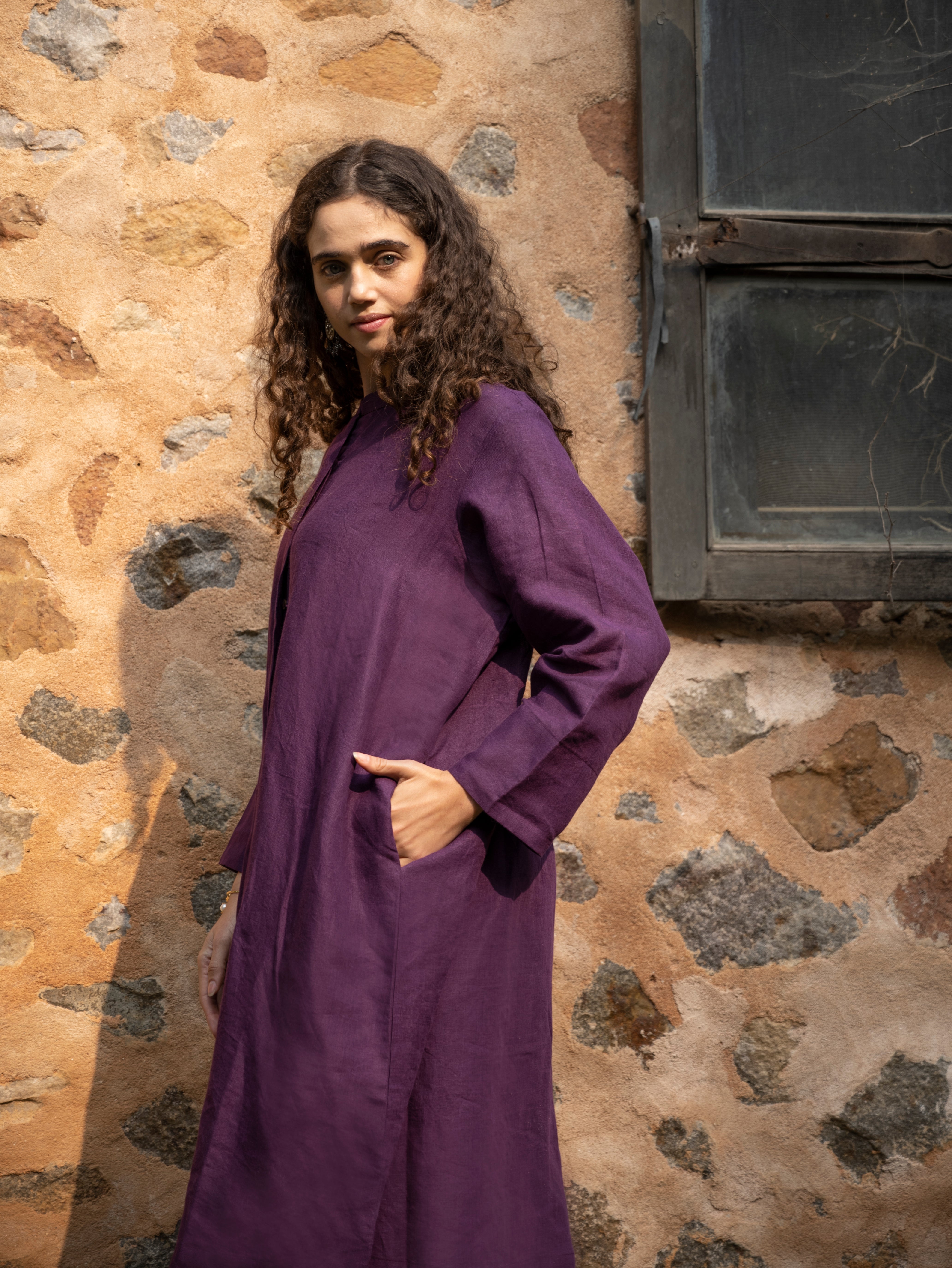Pure linen Kurta