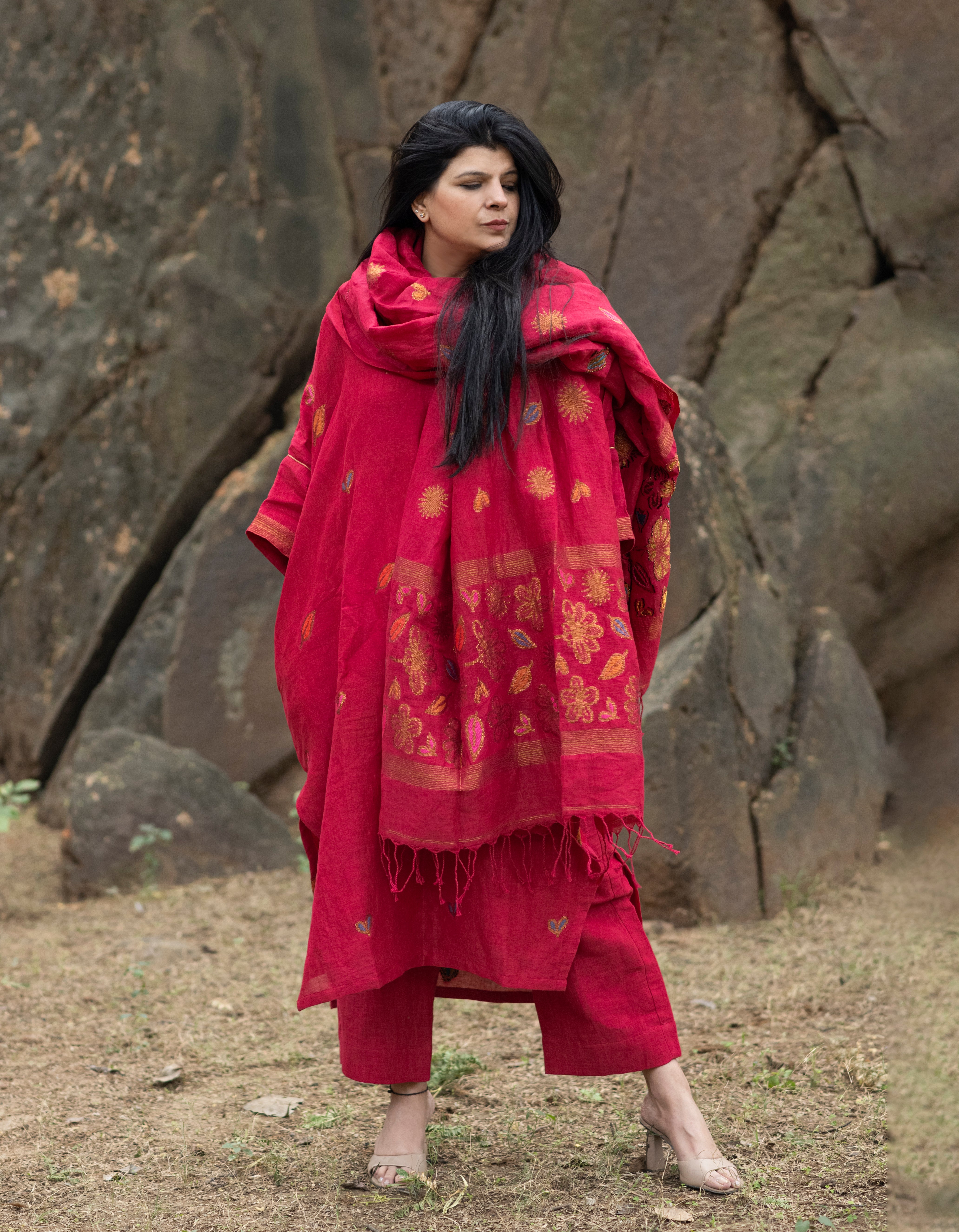 Pure Linen Jamdanis