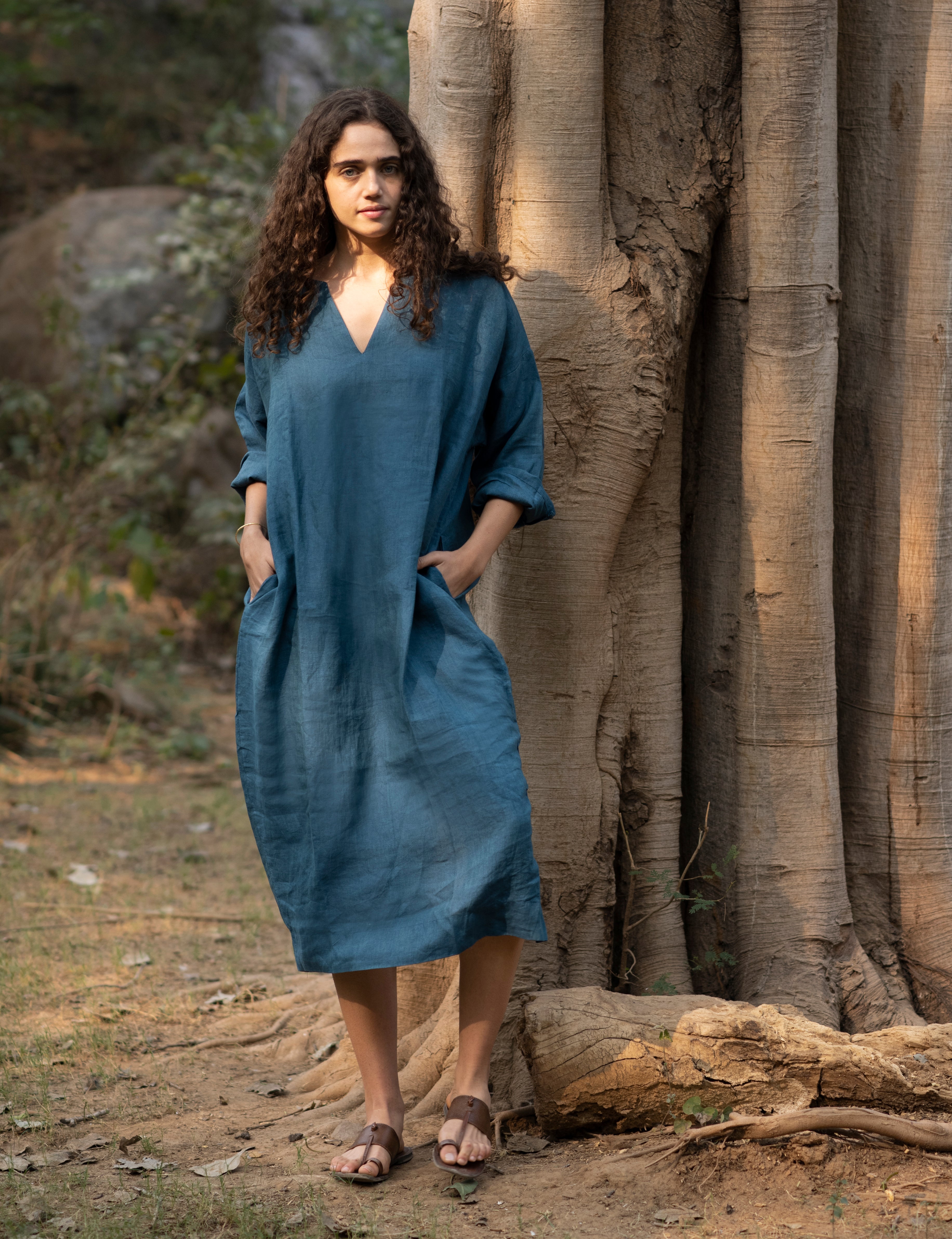 Pure Linen Dress