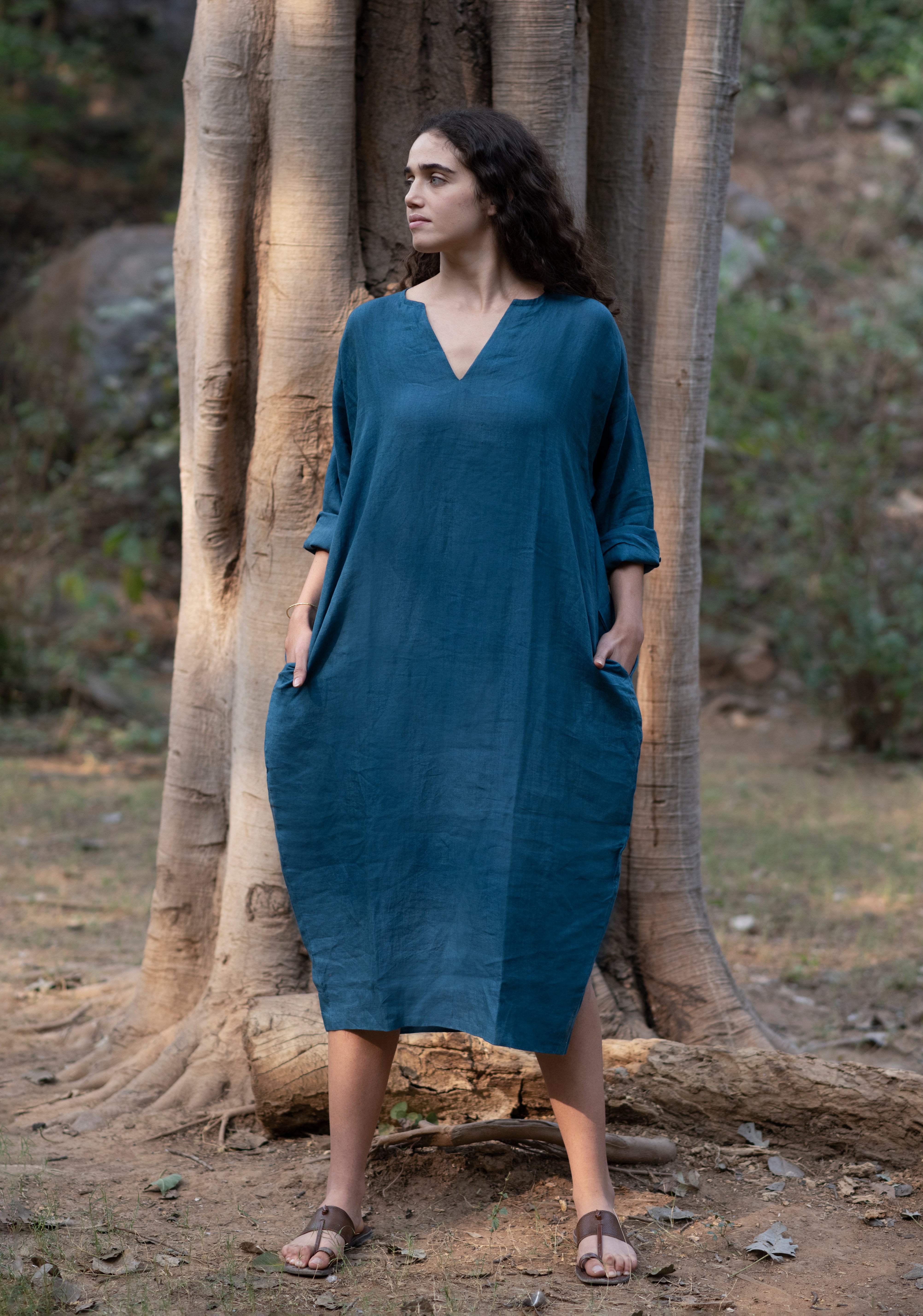Pure Linen Dress