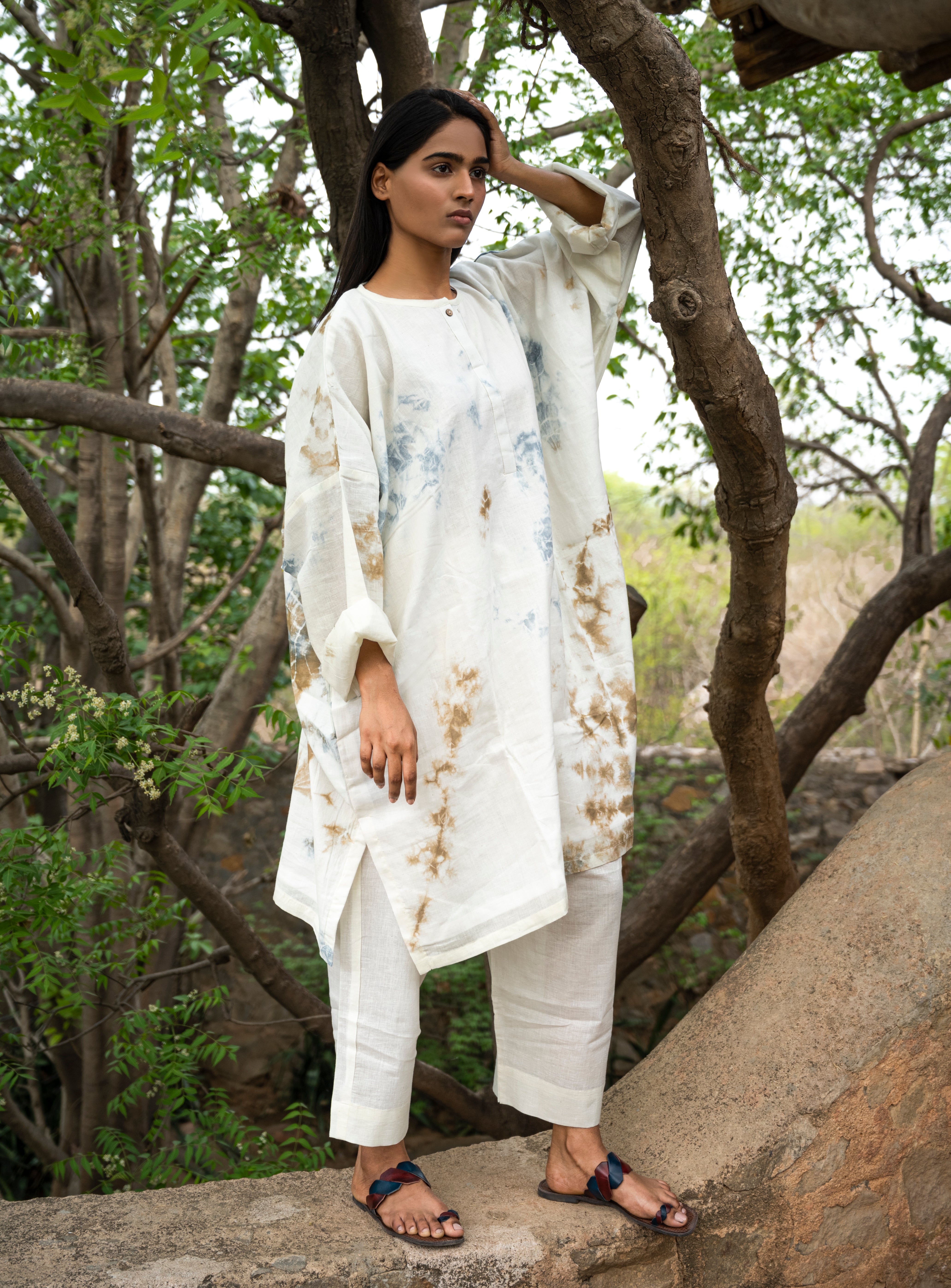 Pure Mulmul Shibori