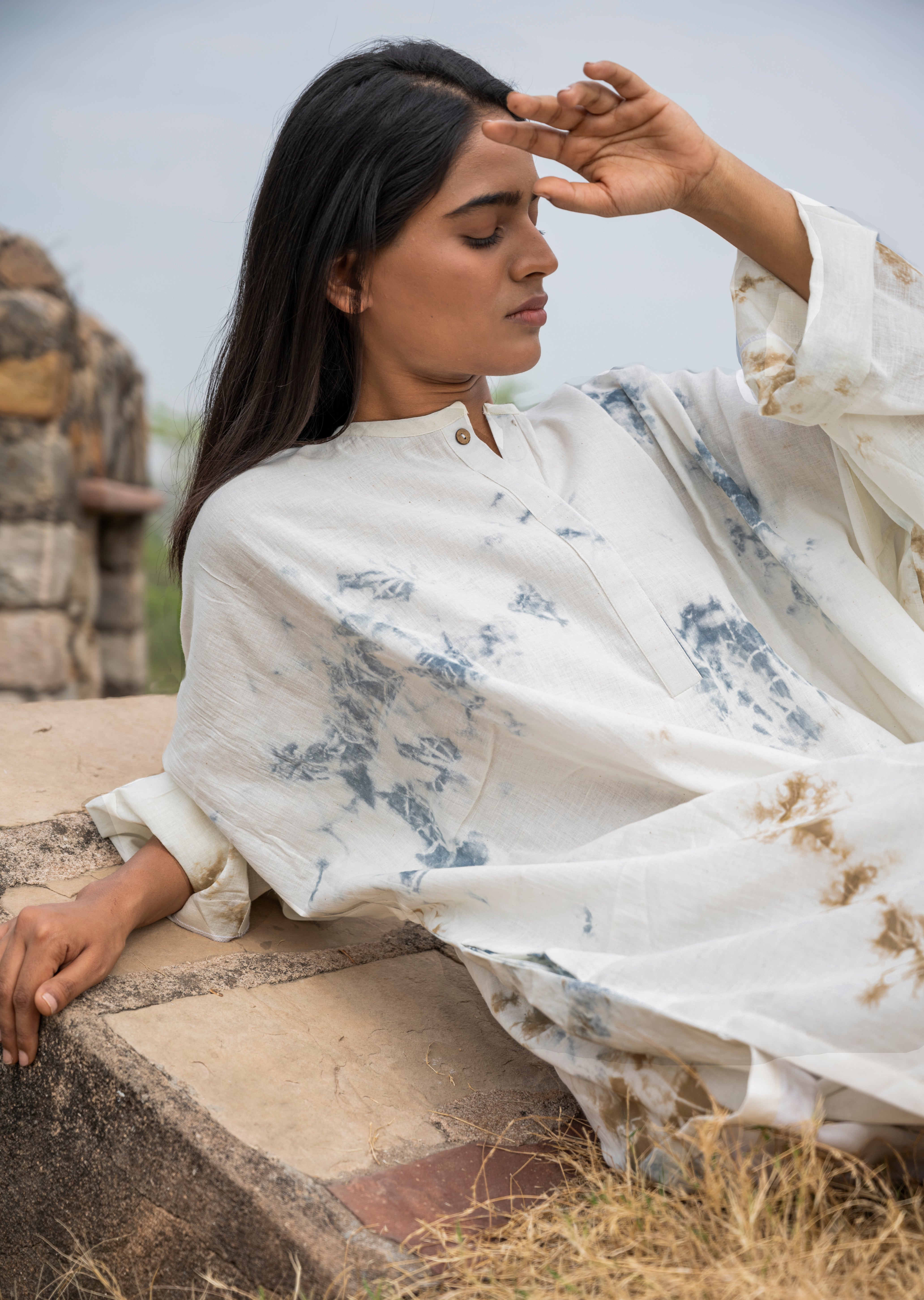 Pure Mulmul Shibori