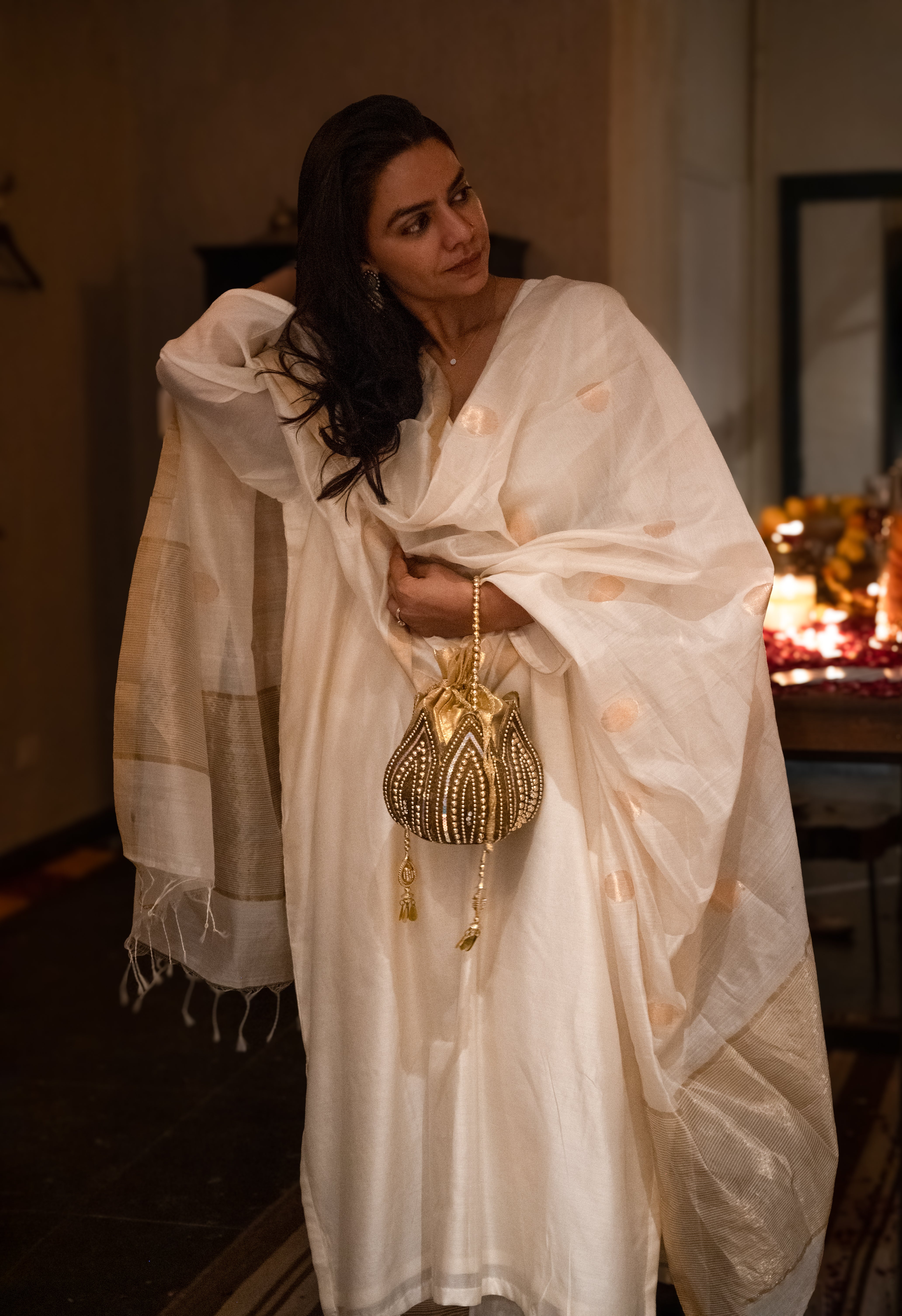 Pure Chanderi Silk