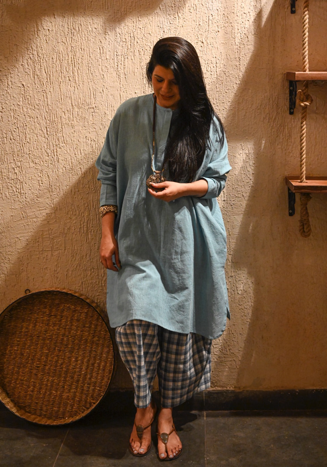 Organic Co-Ords LIght Blue